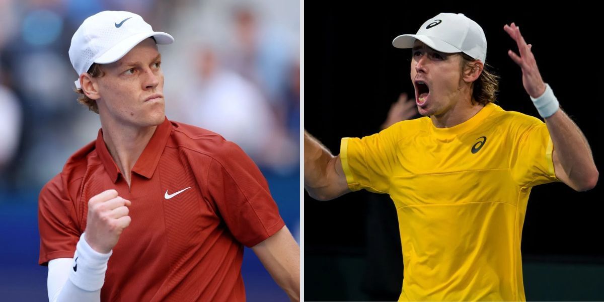 Alex De Minaur and Jannik Sinner at the China Open - Image Source: Getty 