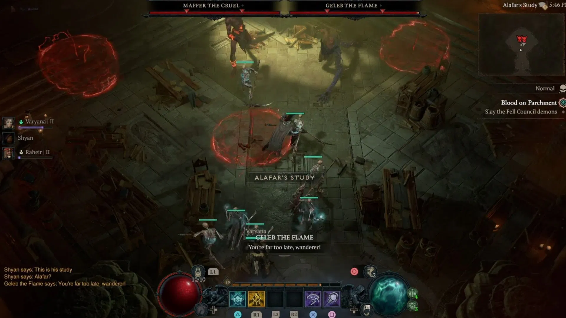 Deep within Alafar&#039;s Sanctum, you&#039;ll find some familiar bosses (Image via Blizzard Entertainment)
