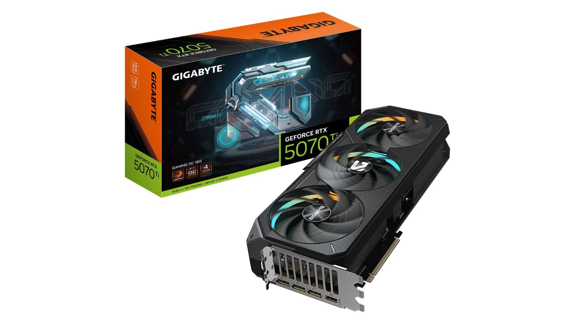 The Nvidia RTX 5070 Ti targets high-end 1440p and 4K gaming (Image via Gigabyte)