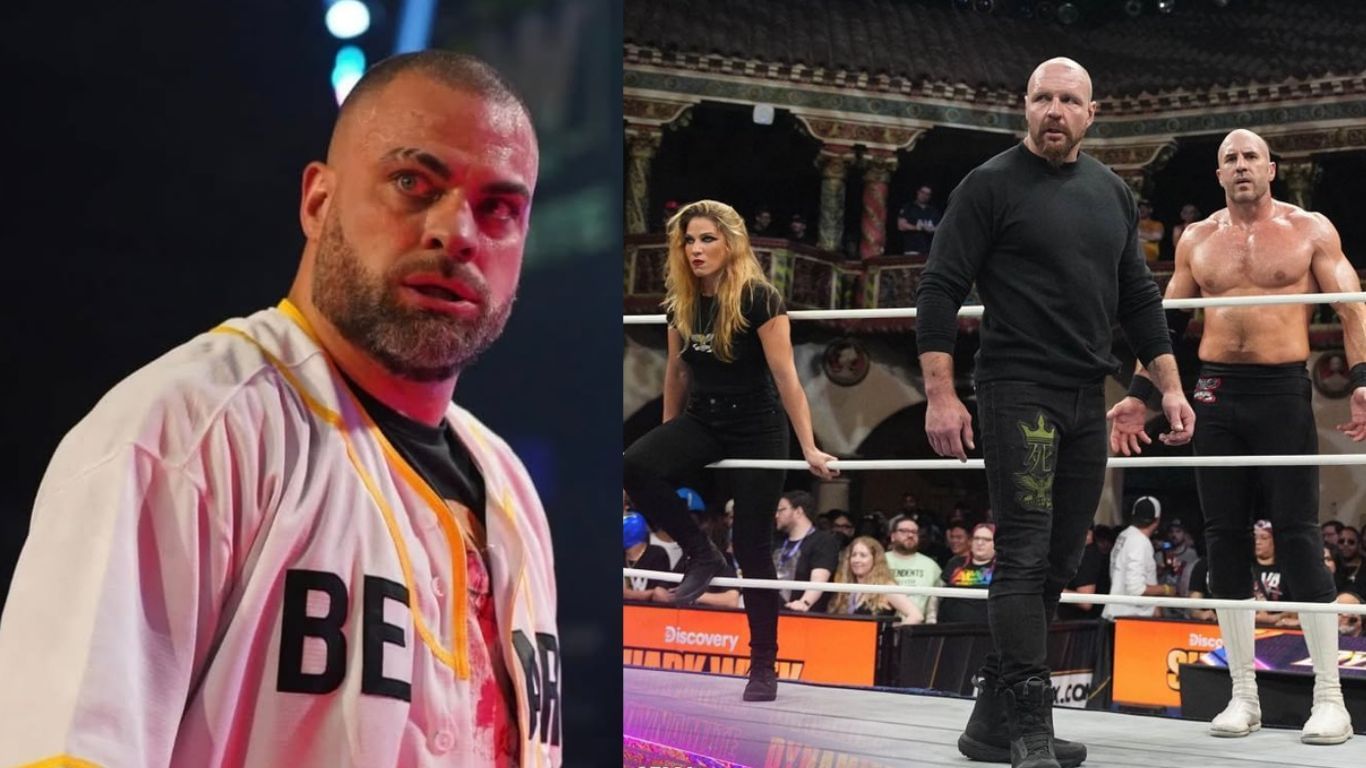 Eddie Kingston (left) and the Death Riders (right) [Images from Kingston
