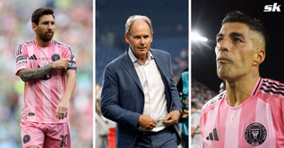After Luis Suarez appeared to spit on staff members, Seattle Sounders’ head coach reveals what happened during chat with Lionel Messi