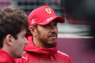 Ferrari's Lewis Hamilton at the F1 Grand Prix Of Azerbaijan 2025 - Source: Getty