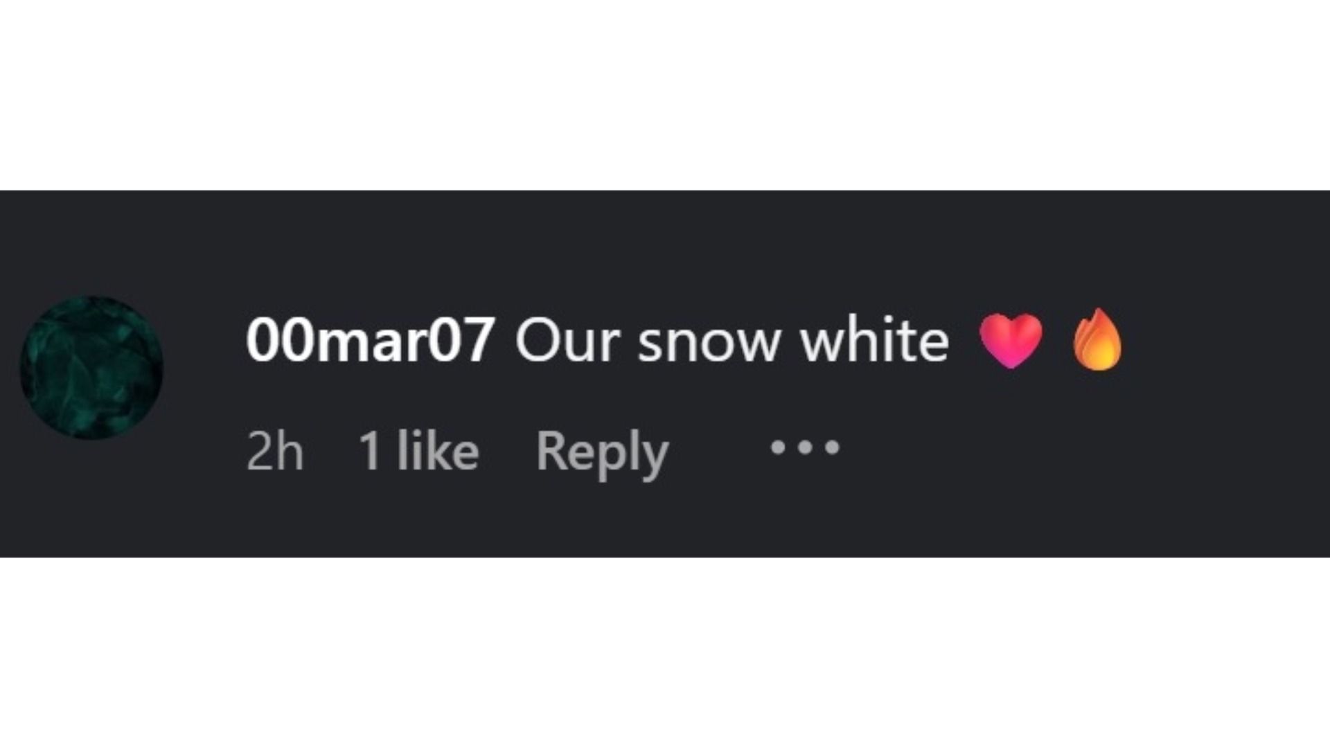 A fan&#039;s reaction to Benny Blanco&#039;s post (Image via Instagram/@itsbennyblanco)