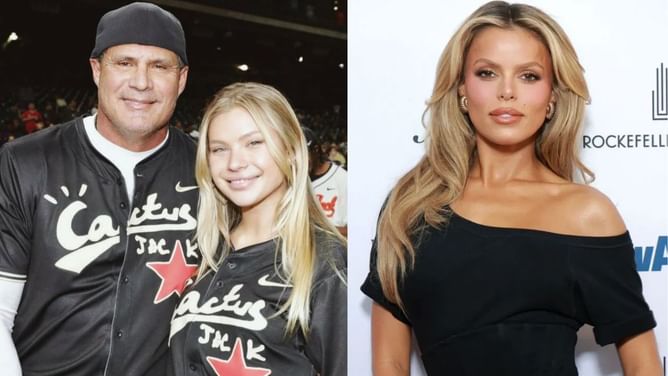 Jose Canseco's daughter Josie Canseco steals spotlight at Reform Alliance Gala in black gown with high slit; Brooks Nader drops 2-word reaction
