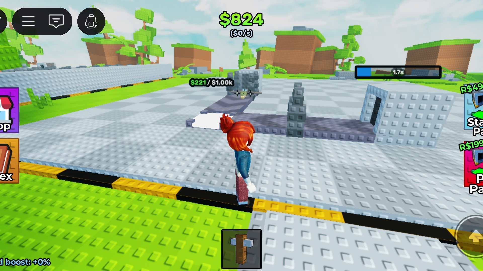 Building the Factory (Image via Roblox)