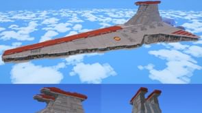 Minecraft fan recreates 1:1 replica of Venator-class Star Destroyer using over 4 million blocks