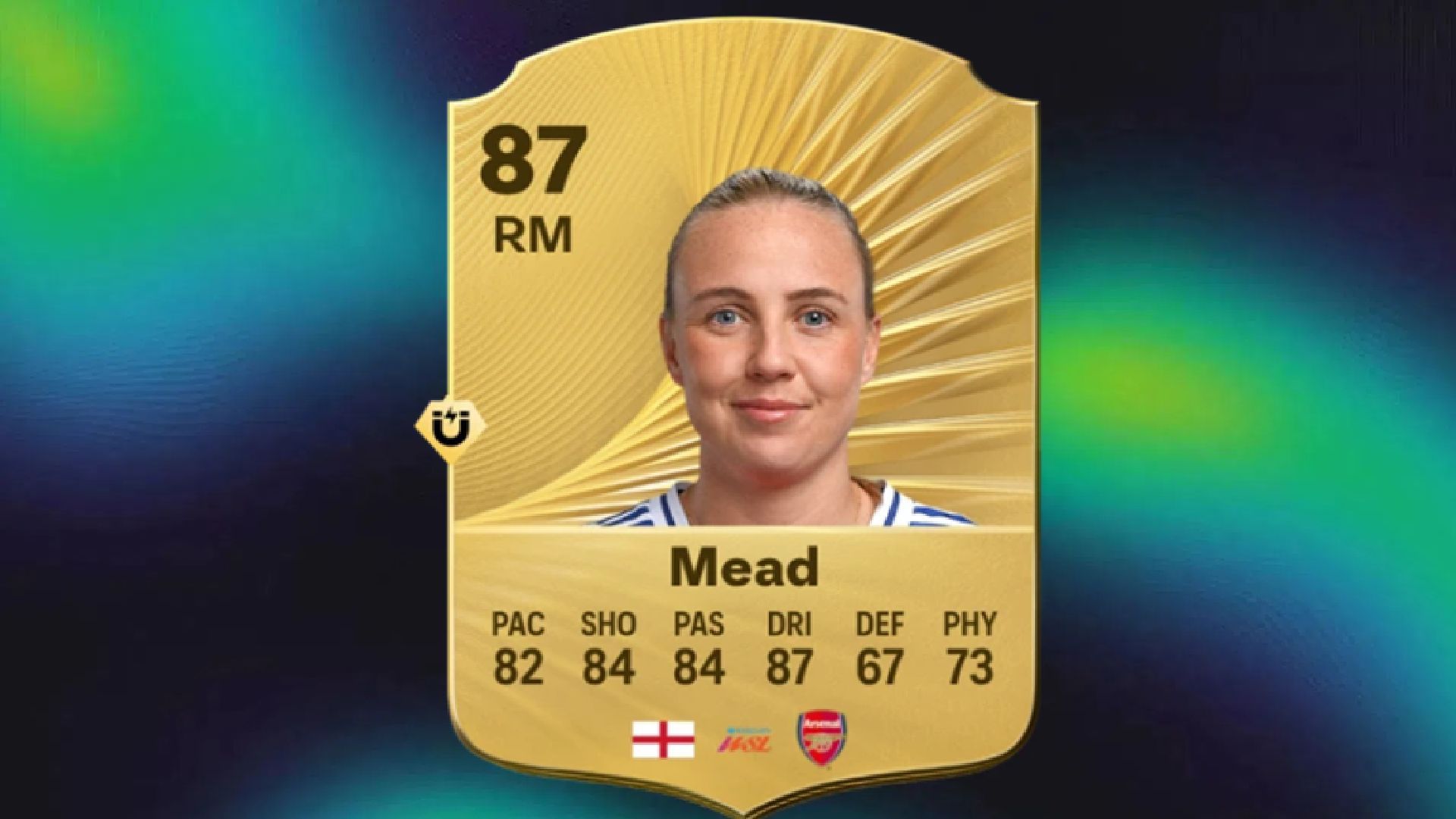 Beth Mead can still improve her long passes (Image via EA Sports)