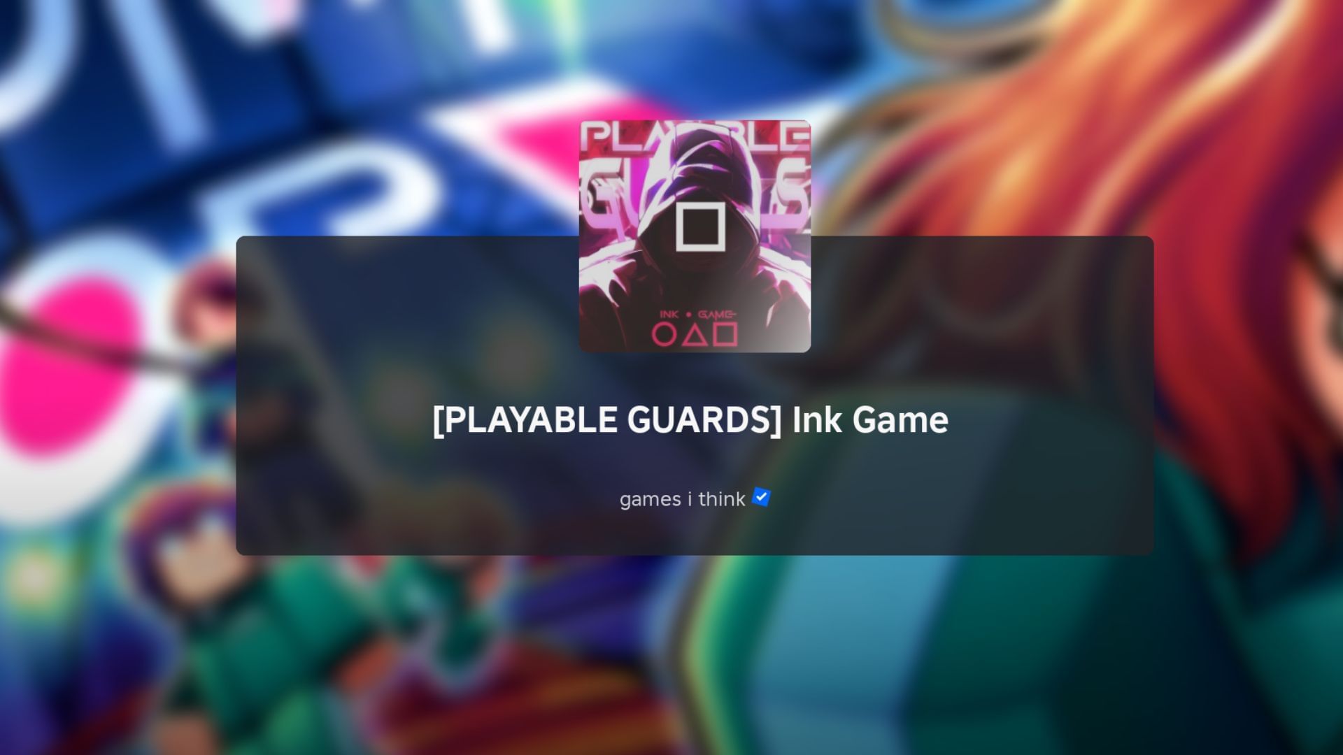 Ink Game loading screen