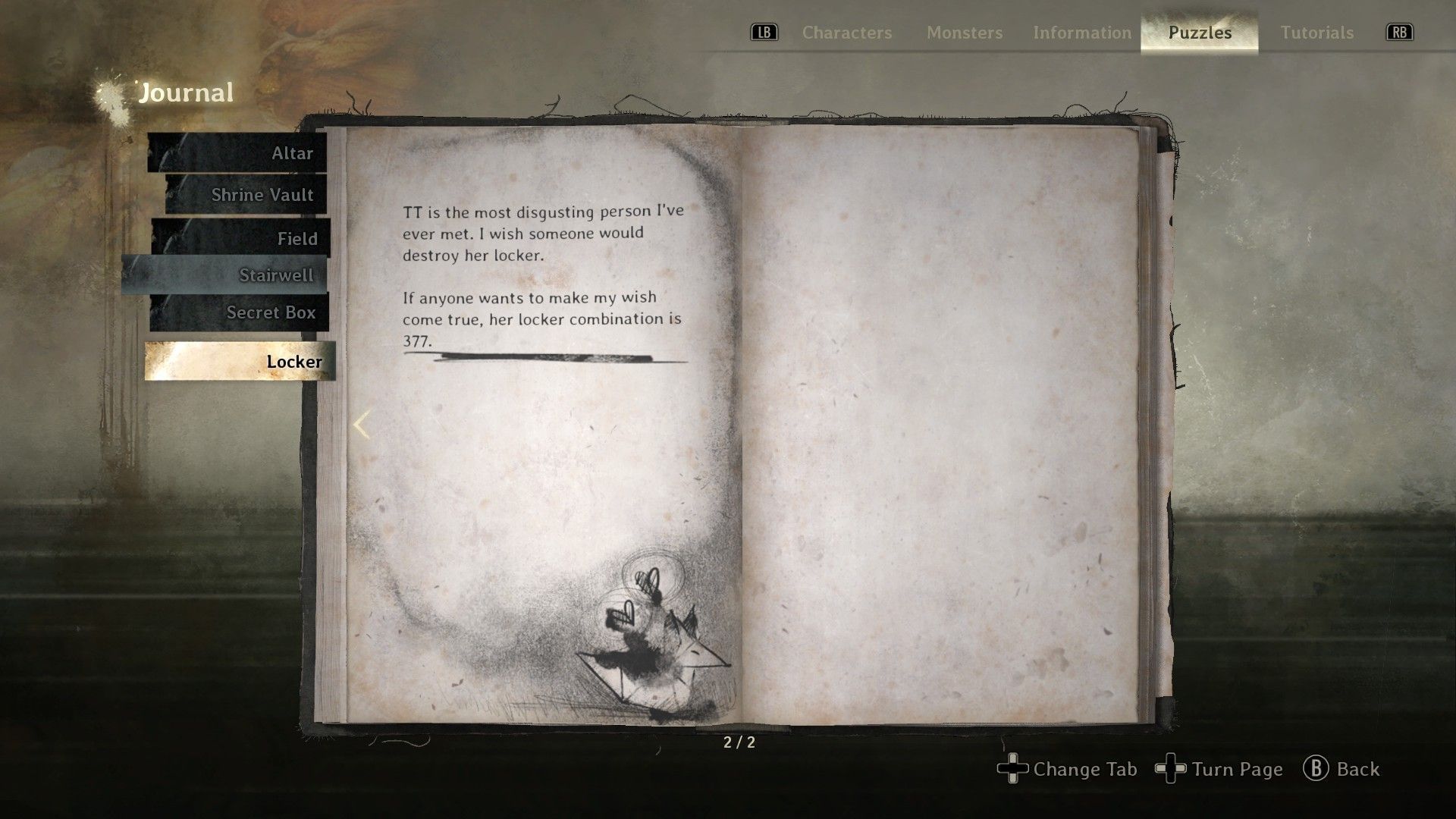 The origami cranes will give you clues for the Locker Codes puzzle in Silent Hill F (Image via Konami)