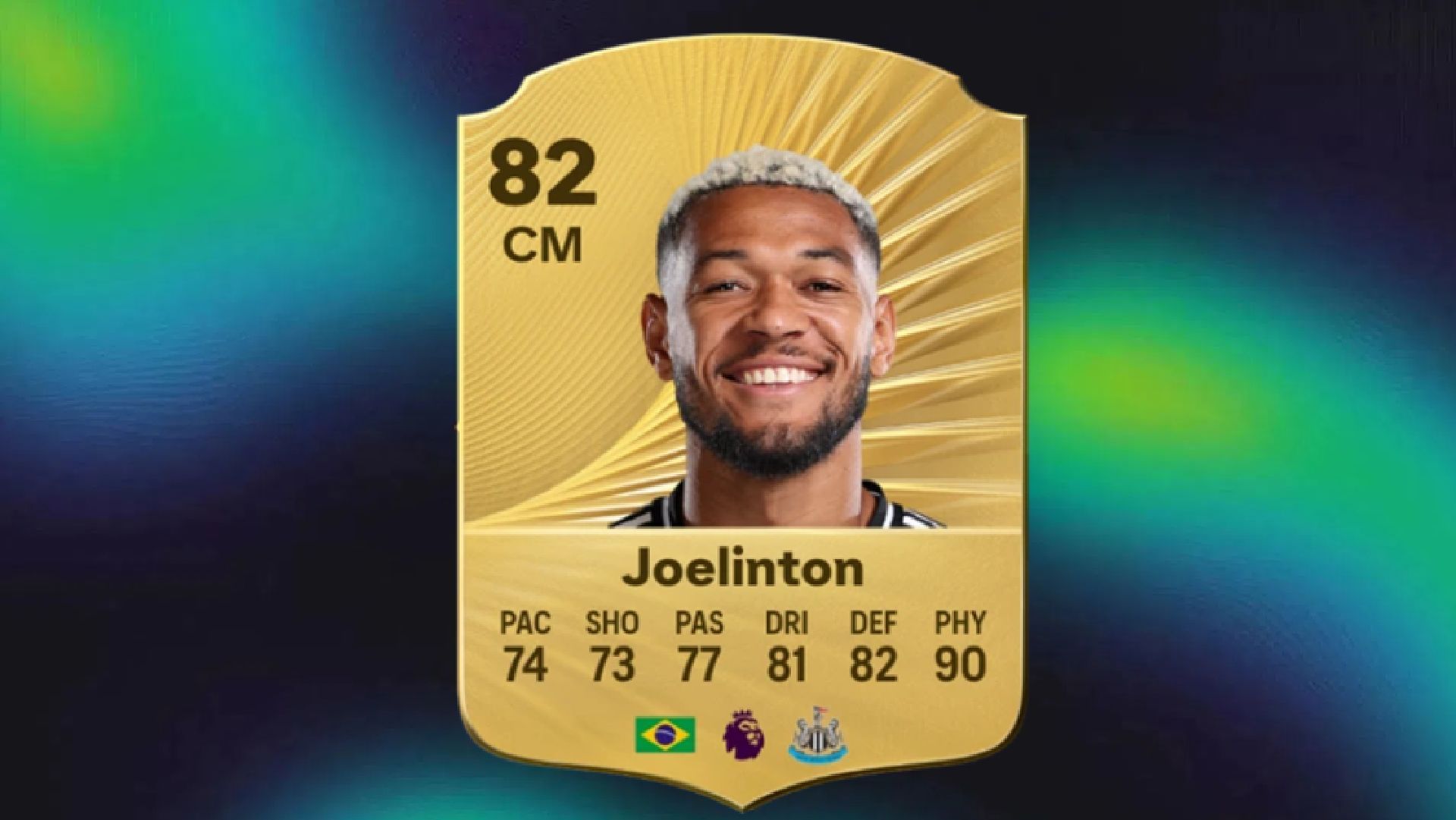 Joelinton is the third Latin American player on the list (Image via EA Sports)