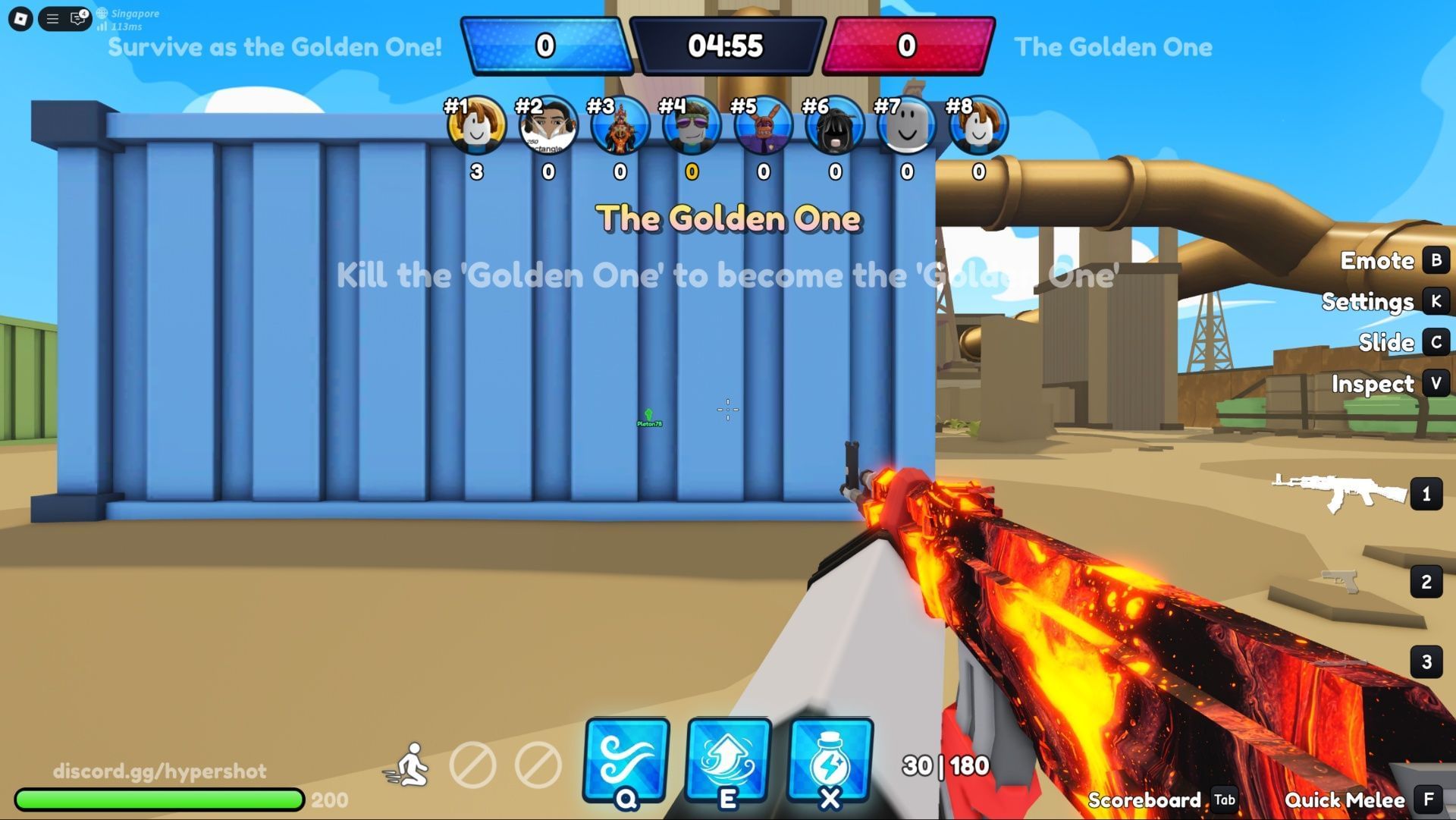 Golden One game mode (Image via Roblox)