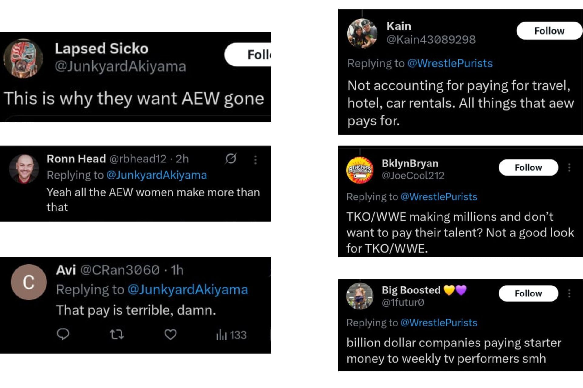 Fans on X are reacting to the lower pay of the former NXT star, Jazmyn Nyx