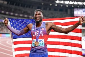 "I don't think I would have been able to handle it"- USA’s Cordell Tinch says break from track was crucial after World Championships gold