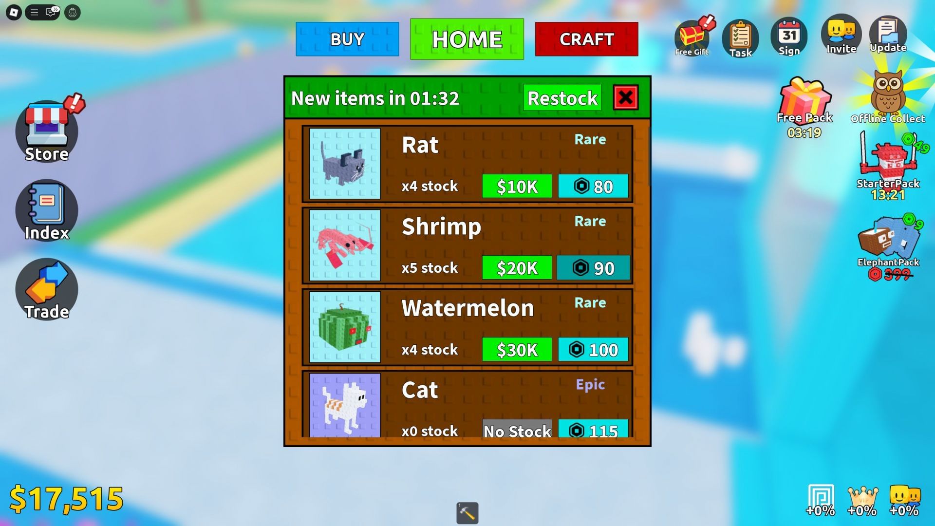 Decorate your house with the animals purchased from the shop (Image via Roblox)