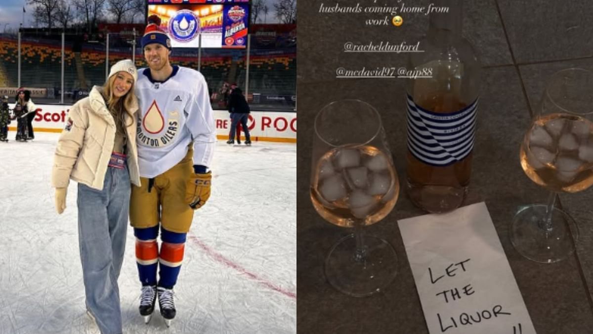 Connor McDavid's wife Lauren shares sneak peek of special surprise from beau 'coming home from work'