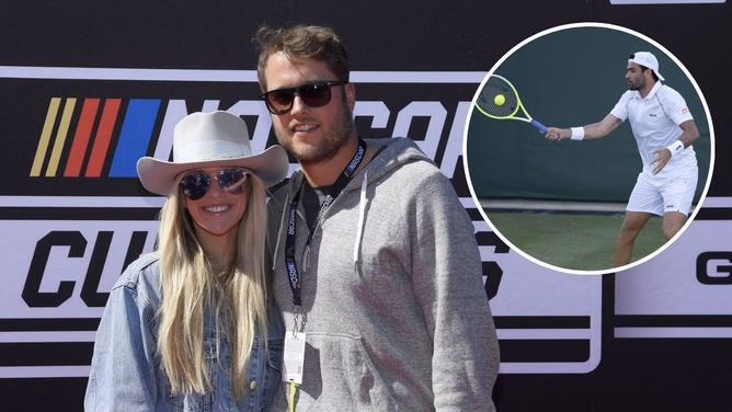 Matthew Stafford’s wife Kelly sends 1-word message on grown man stealing Kamil Majchrzak’s hat from kid at US Open