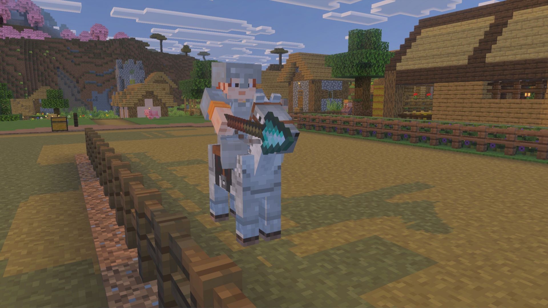 Spear jab attack (Image via Mojang)