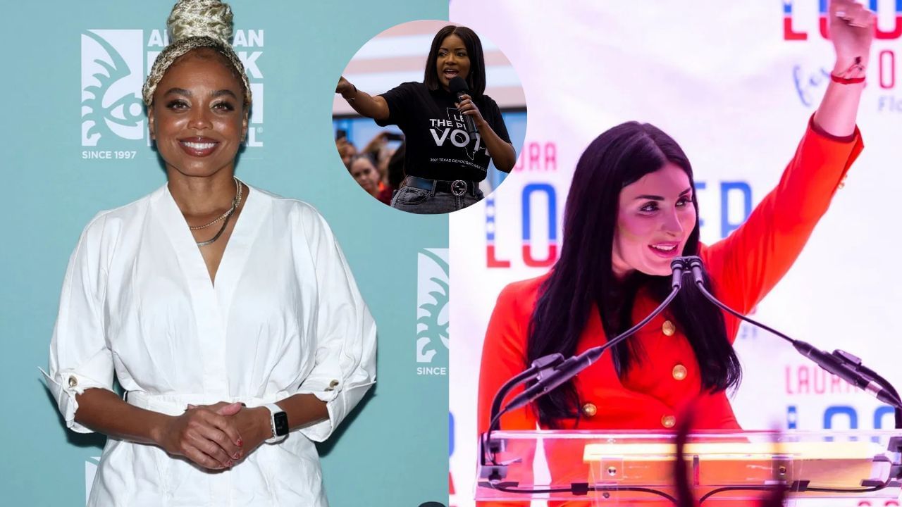 Ex-ESPN host Jemele Hill calls out Laura Loomer over &quot;ghetto black b**ch&quot; comments from far-right political activist aimed at Jasmine Crockett (Credits: IMAGN/GETTY)