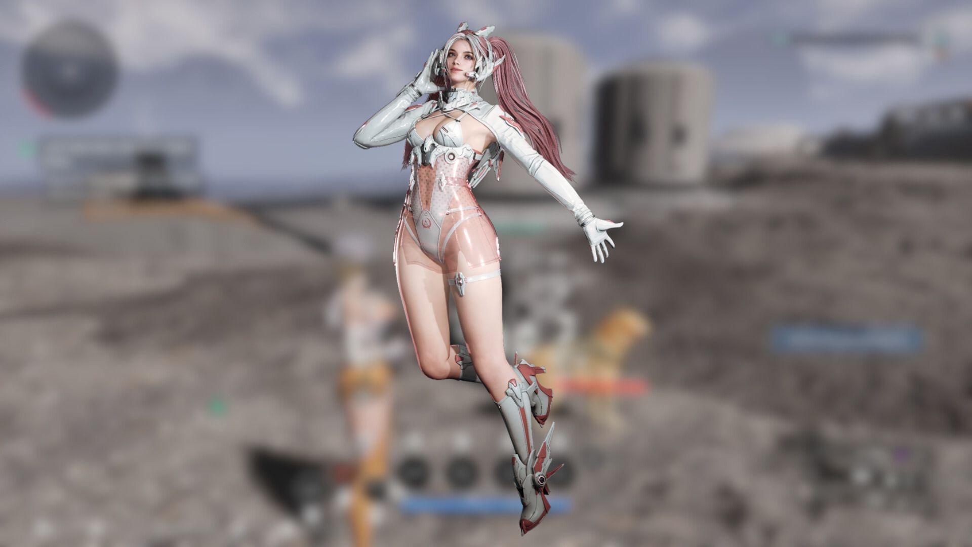 Ultimate Luna rocks the battlefield with new look and Transcendent mods (Image via Nexon)