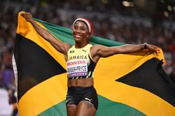 Shelly-Ann Fraser-Pryce receives a grand welcome during homecoming after concluding her final World Championships campaign