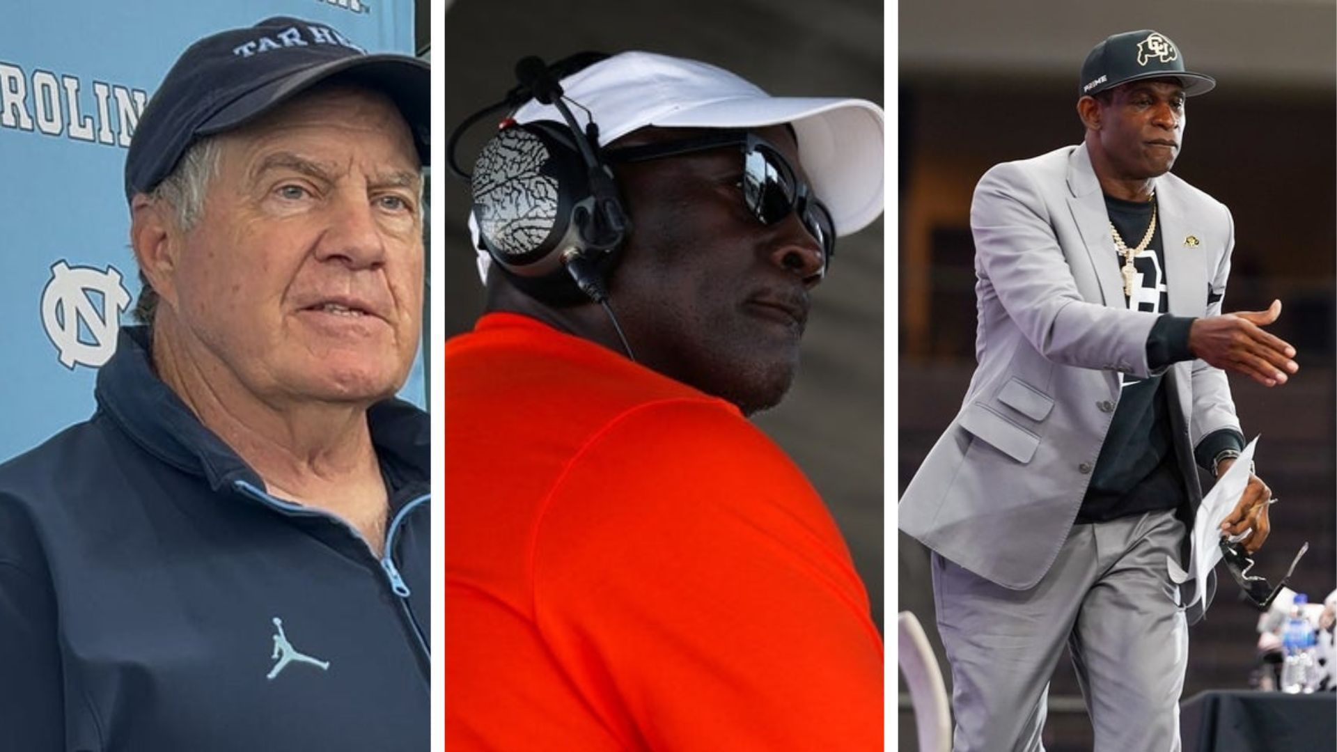 Bill Belichick, Michael Jordan, Deion Sanders