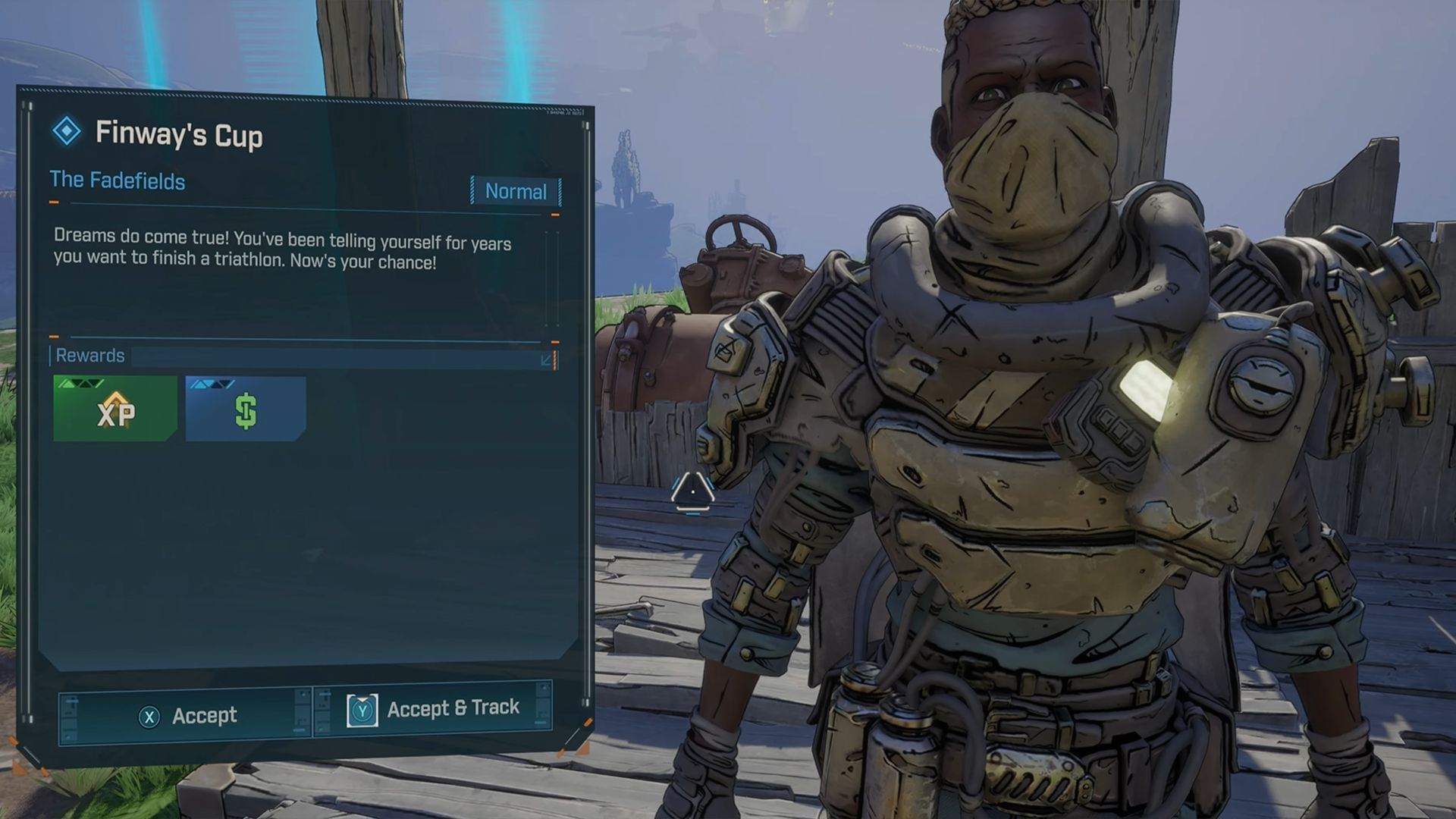 Speak to Orts standing on the stage to register for the event (Image via Gearbox Software)