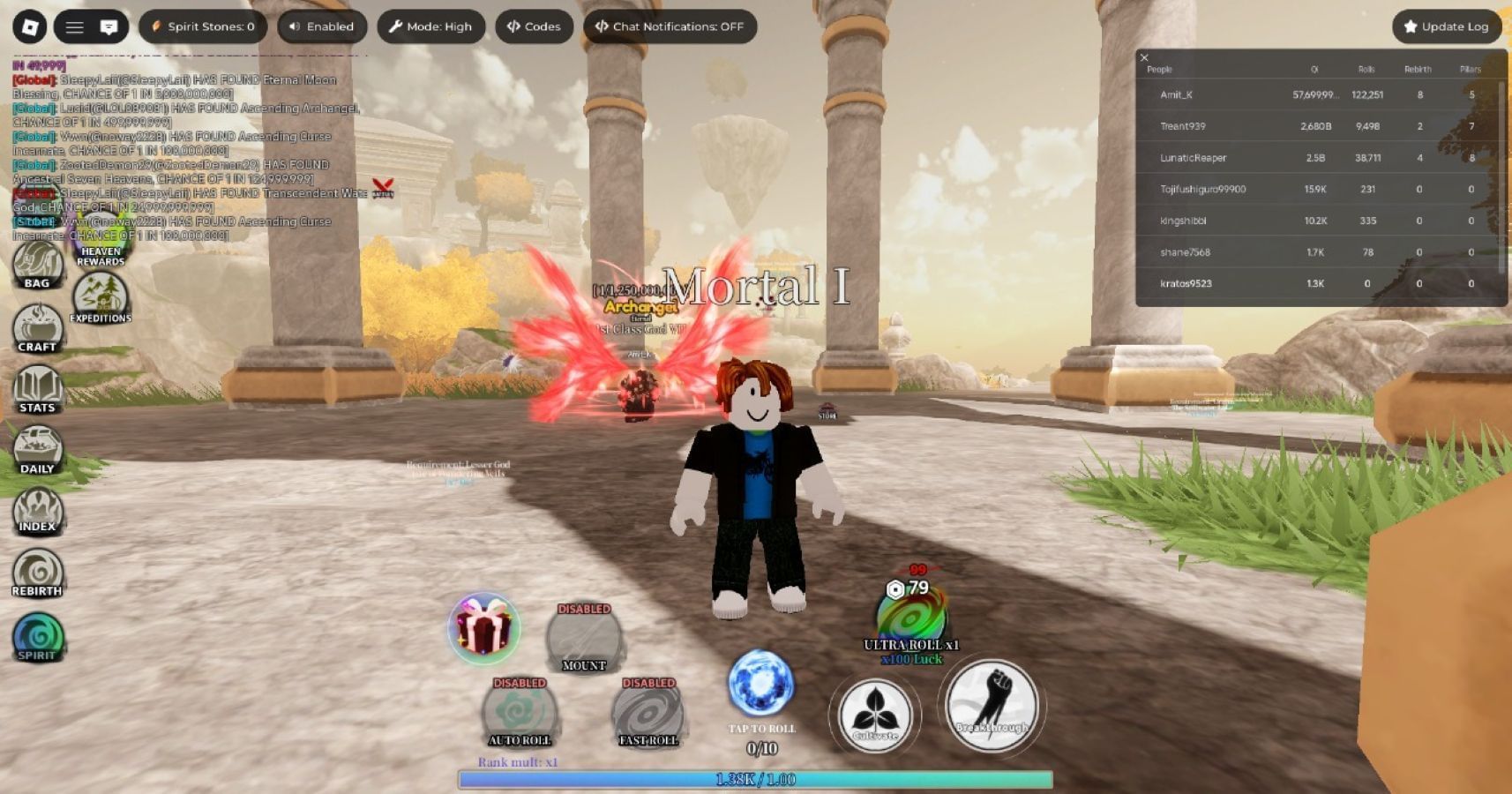 Start playing the game (Image via Roblox)