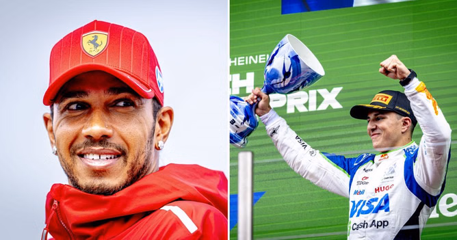 Isack Hadjar responds to receiving Lewis Hamilton’s ultimate praise after maiden podium at Zandvoort