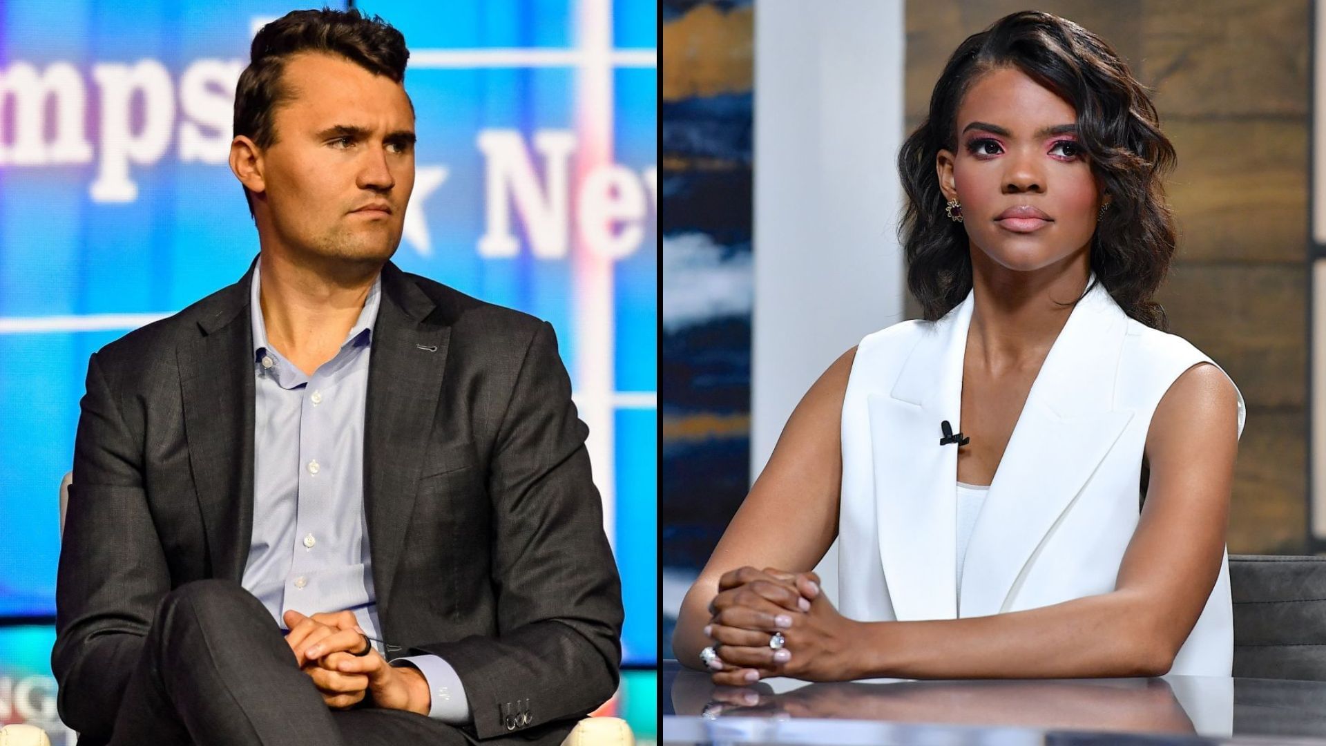Charlie Kirk and Candace Owens (Image via Getty)