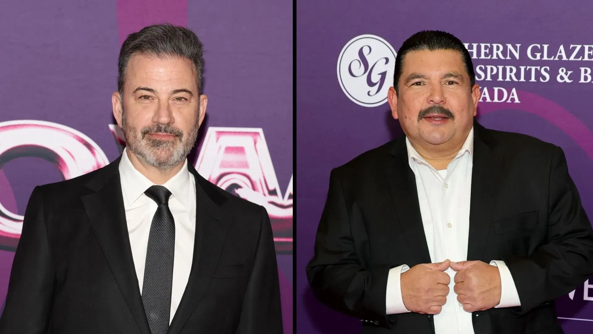 Jimmy Kimmel and Guillermo Rodriguez (Image via Getty)