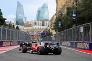 Lewis Hamilton of Great Britain driving the (44) Scuderia Ferrari SF-25 on track during the F1 Grand Prix of Azerbaijan - Source: Getty