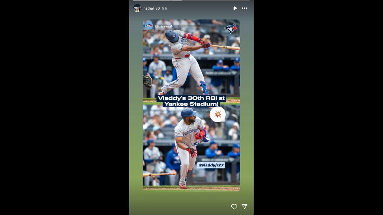 Screenshot of Nathalie&#039;s Instagram Story (Image from - Instagram.com/@nathalii30 IG Stories)