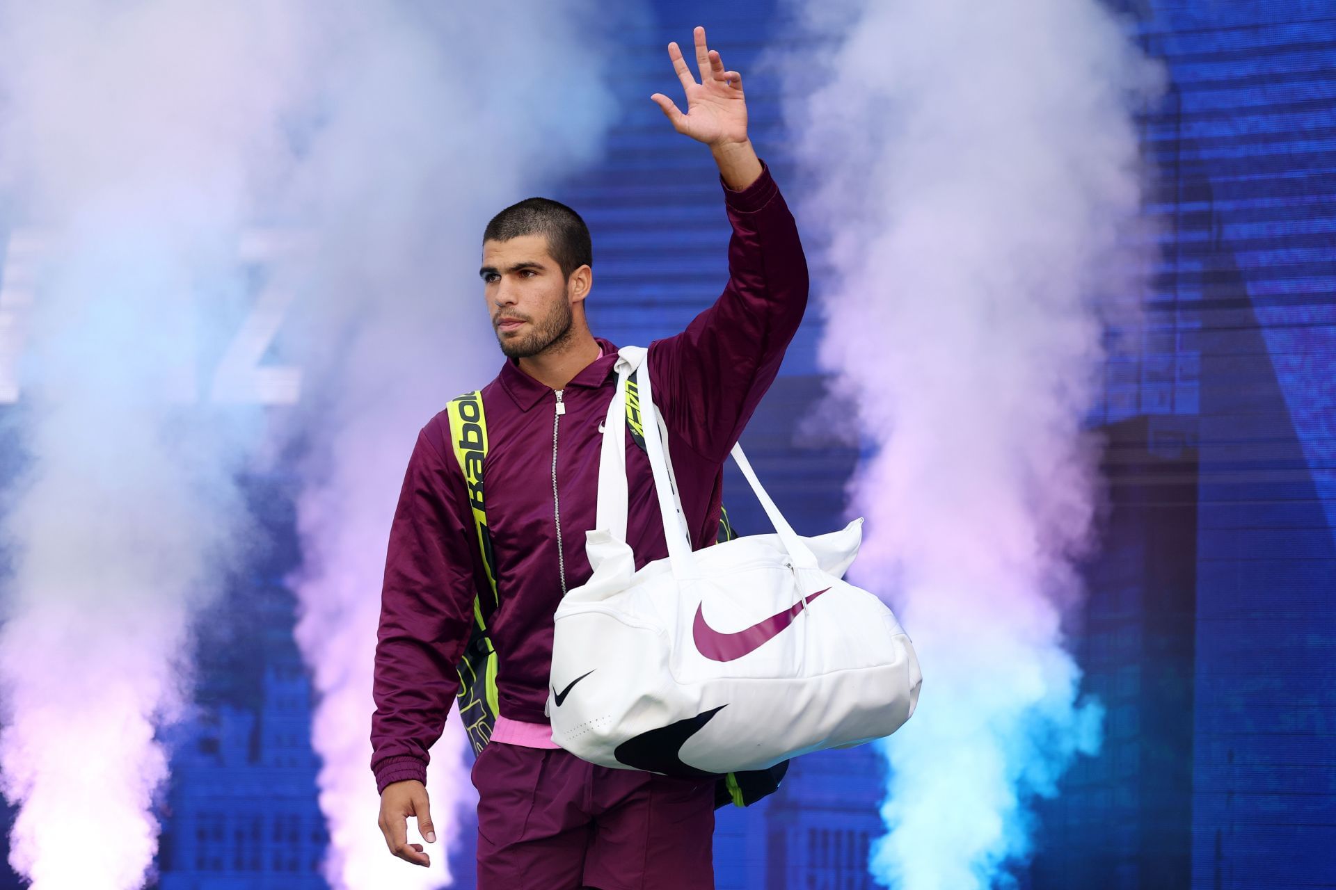 Carlos Alcaraz pictured at the 2025 US Open | Image Source: Getty