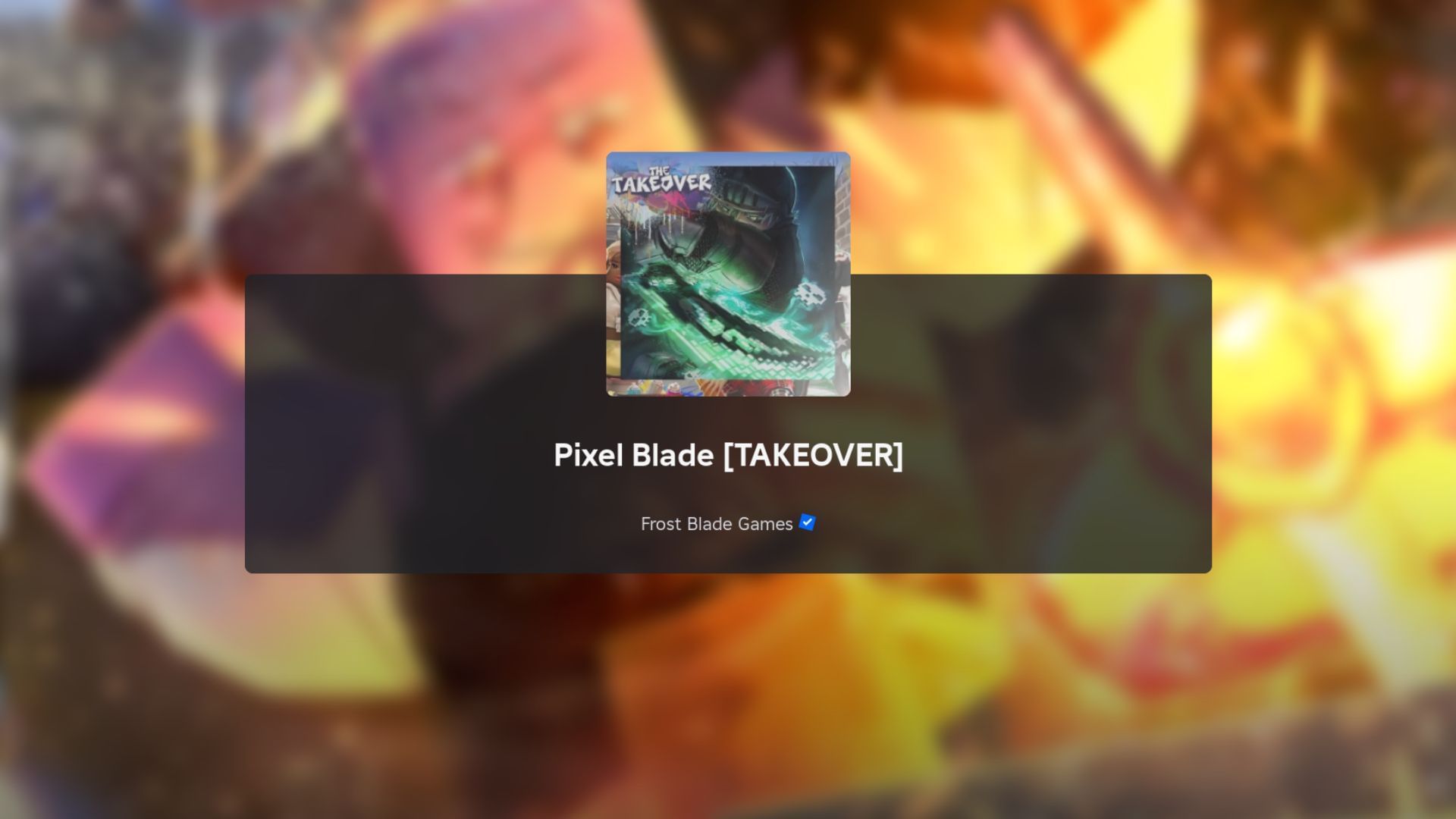 Completing The Takeover challenges in Pixel Blade (Image via Roblox)