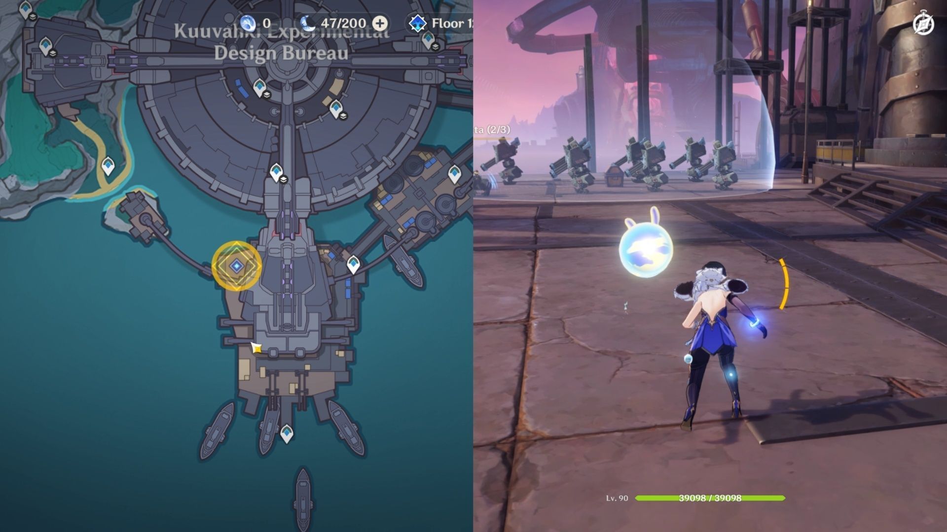 Location of the second cassette (Image via HoYoverse)