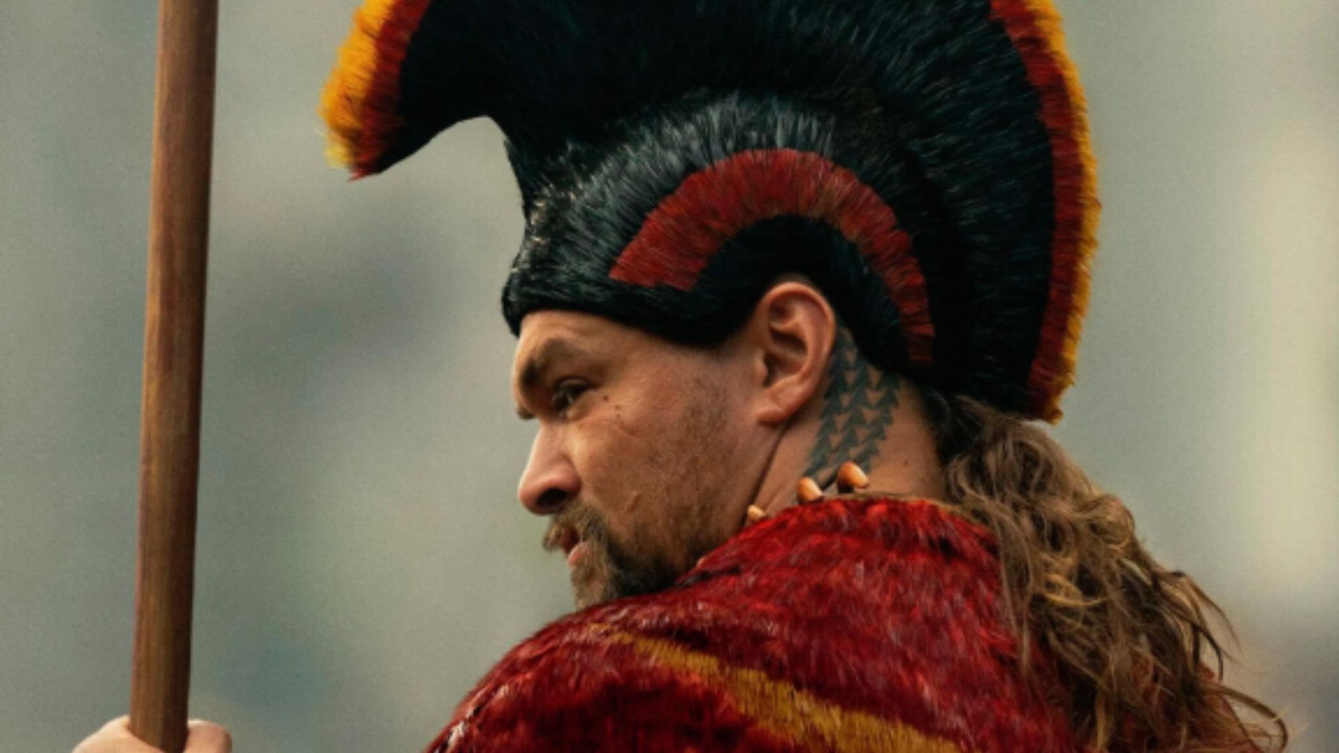 Jason Momoa in Chief of War (Image via Apple TV)