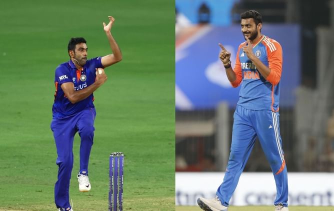 Axar Patel vs Ravichandran Ashwin - comparing their stats after 65 T20Is