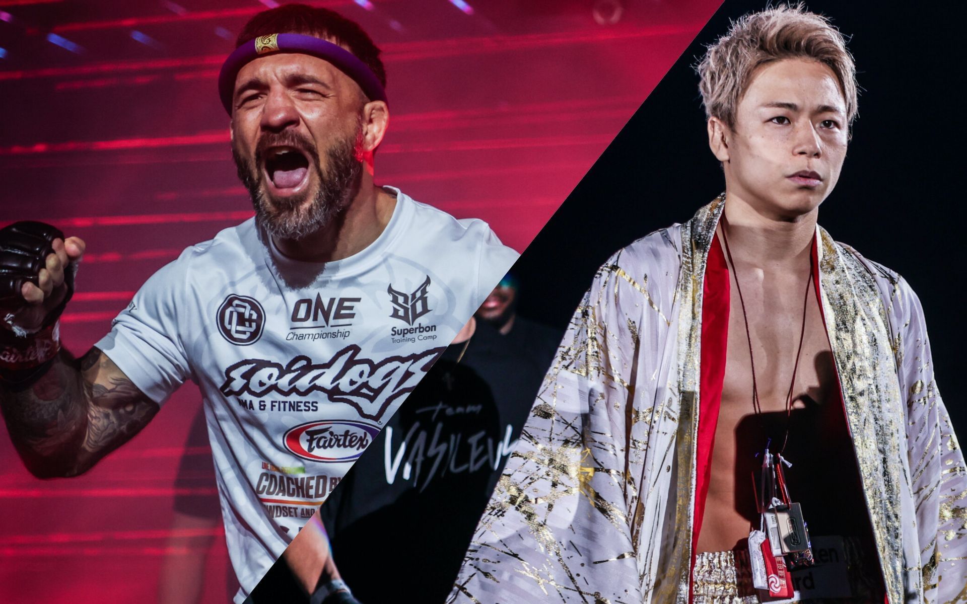 Denis Puric (L) vs Takeru (R) | Image by ONE Championship