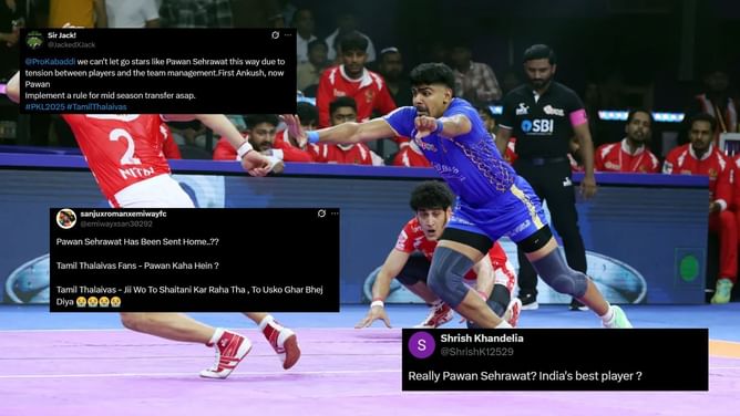 "We can't let go stars like Pawan Sehrawat " - Fans react as Tamil Thalaivas make massive release amid Pro Kabaddi 2025
