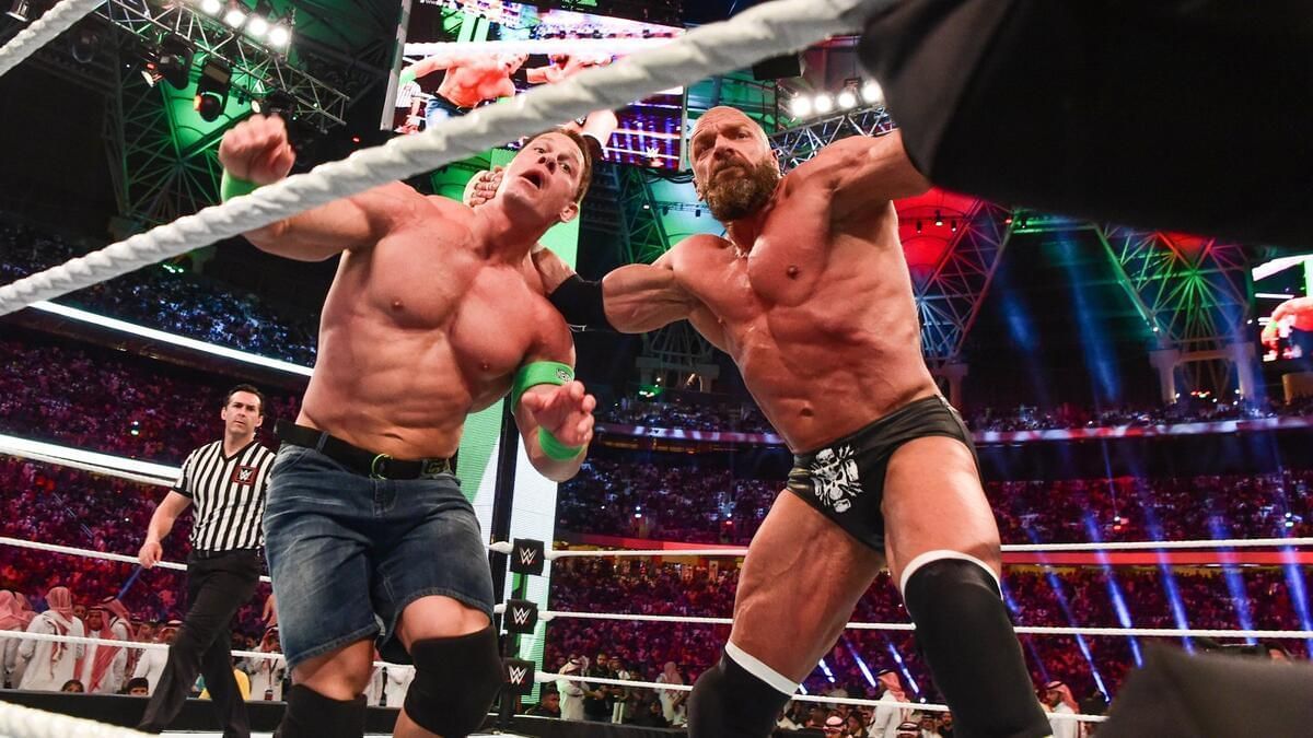 John Cena and Triple H. (Photo: WWE.com)