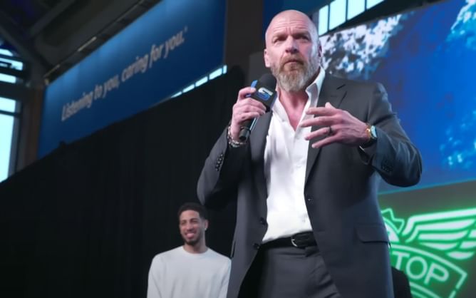 Wrestling legend says Triple H isn't disrespecting 48-year-old veteran despite complaint from his family (Exclusive)