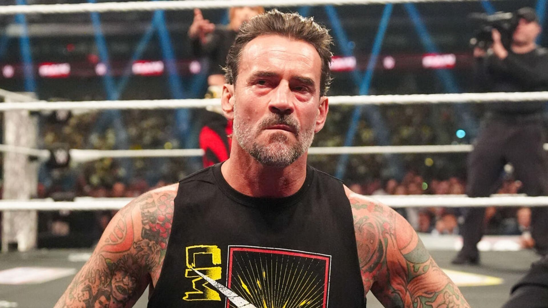 Punk was confronted by Becky Lynch on this past Monday