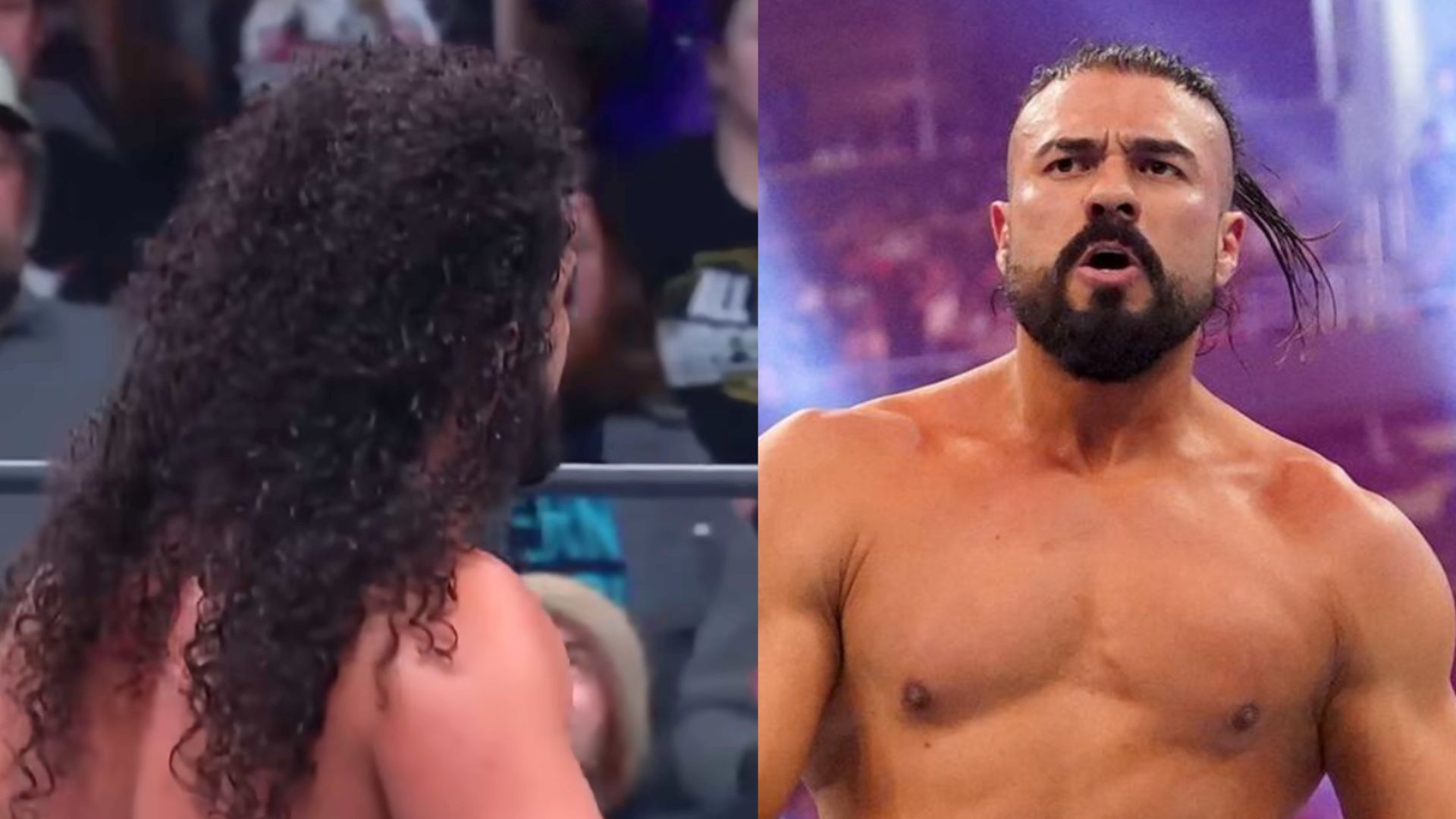 Andrade recently left WWE. (Images via WWE.com and AEW YouTube) 