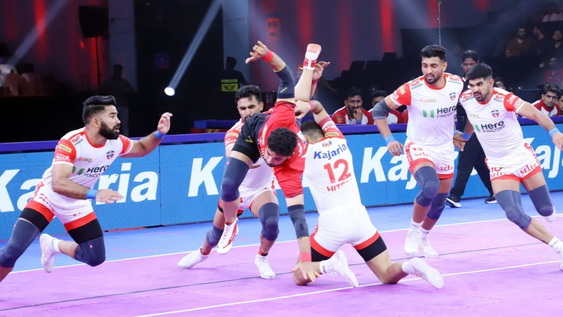 UP Yoddhas beat Bengaluru Bulls in a thrilling clash (Image Credits: PKL)