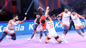 "Yes there is pressure as the game was tight" - UP Yoddhas' skipper reflects on tie-breaker win against Bengaluru Bulls in Pro Kabaddi 2025