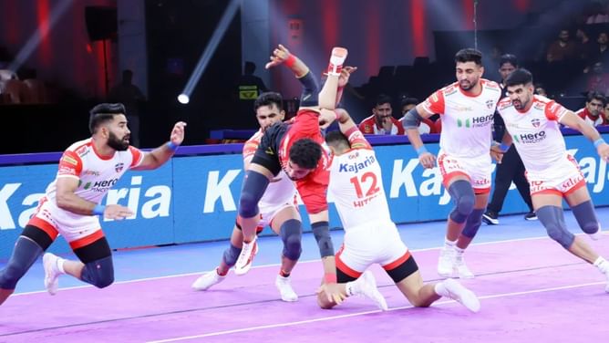 "Yes there is pressure as the game was tight" - UP Yoddhas' skipper reflects on tie-breaker win against Bengaluru Bulls in Pro Kabaddi 2025