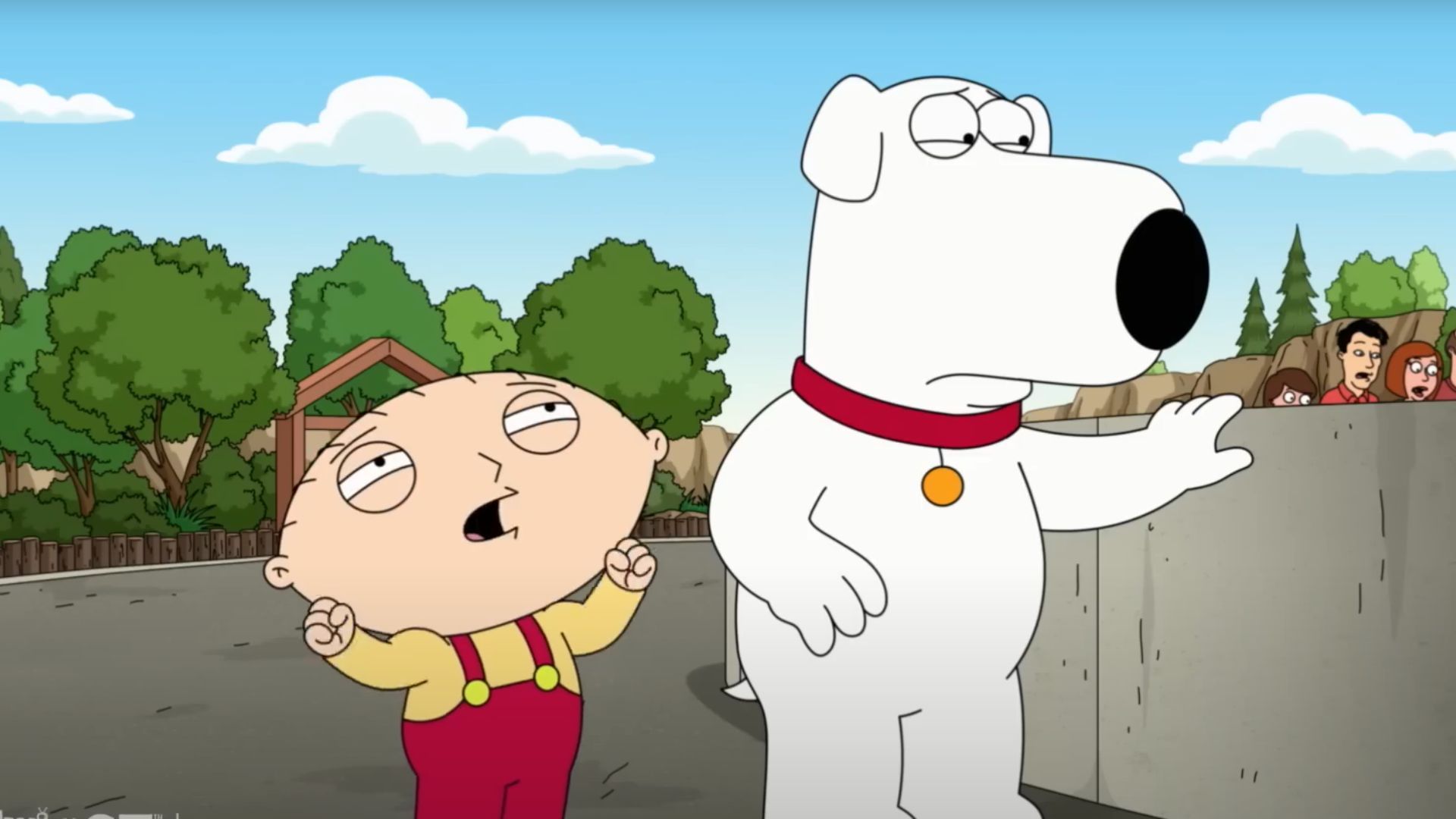 Stewie and Brian discuss Bruce Jenner (Image via YouTube/Hulu)