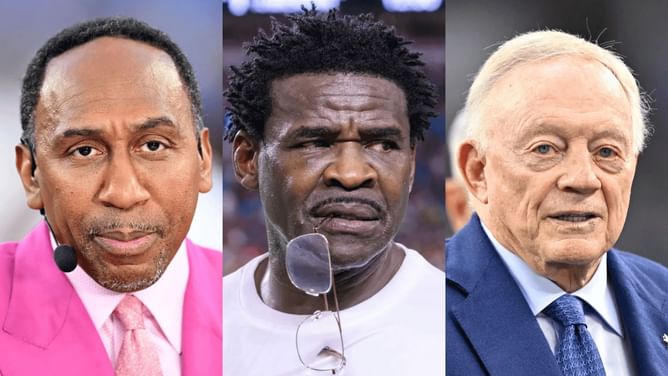 "You were expecting them to get stomped": Stephen A. Smith jokingly rips Michael Irvin over Cowboys icon's bold praise on Jerry Jones' team