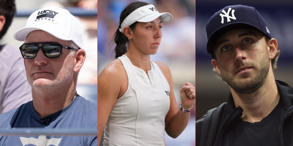 L to R: Mark Knowles, Jessica Pegula, and Taylor Gahagen. (Images by Getty)
