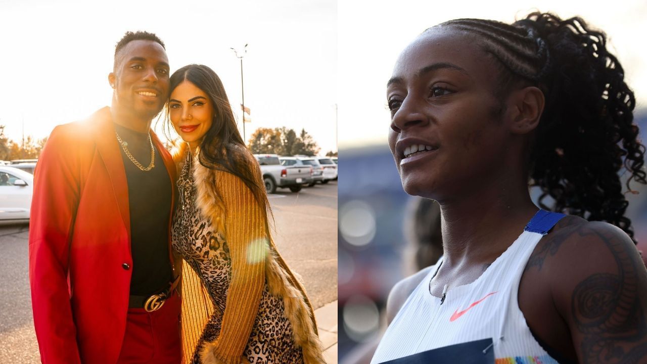 Kenny Bednarek, Sharmila Nicollet and Sha